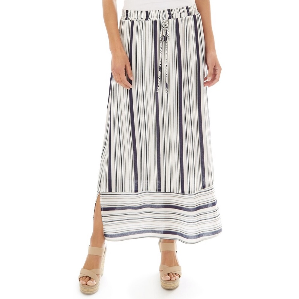 Apt 9 Striped Column Maxi Skirt